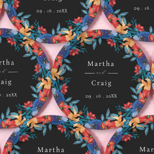 Wasserfarbe mexikanische Fiesta Blume Hochzeit Sch Pappteller