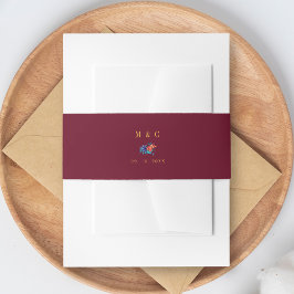 Wasserfarbe mexikanische Fiesta Blume Wedding Burg Einladungsbanderole