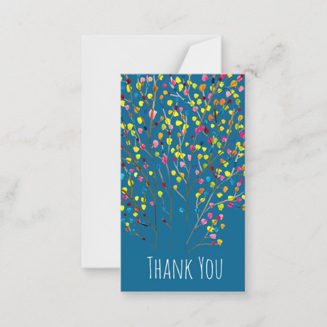 Wasserfarbe Mitteilungskarte (Vorderseite)