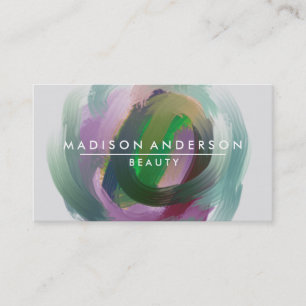 Wasserfarbe Moderne, einfache und klassische Schön Visitenkarte