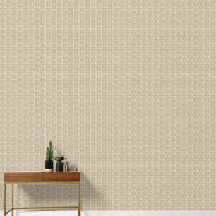 Wasserfarbe Moderne Karierte neutrale Creme Tan Br Tapete