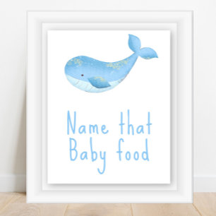 Wasserfarbe - Name dieses Babynahrung Poster