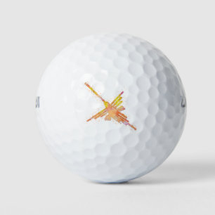 Wasserfarbe Nazca Golfball