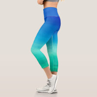 Wasserfarbe Neon Ocean Blue Green Sommer Thema