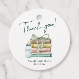 Wasserfarbe Neue Kapitel Kinderdusche Vielen Dank Geschenkanhänger