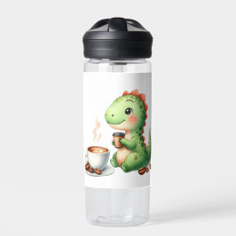 Wasserfarbe Niedlich Dinosaurier T Rex Trinkkaffee Trinkflasche