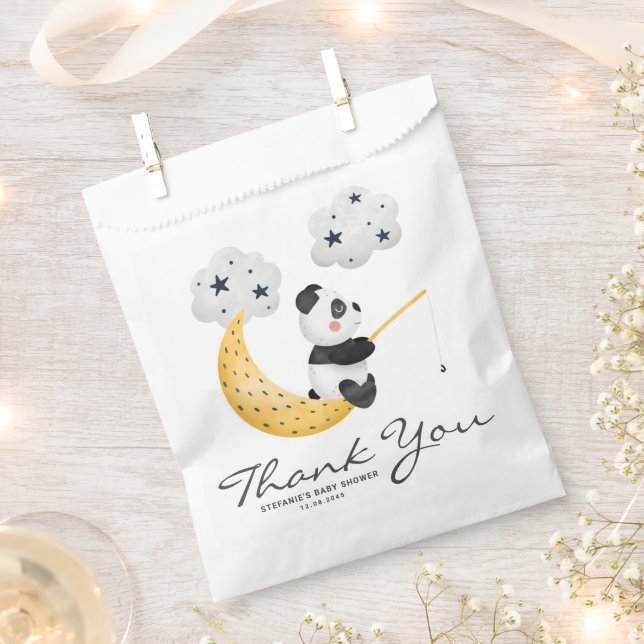 Wasserfarbe Niedlich Panda Twinkle Twinkle Kinderd Geschenktütchen (Ausgeschnitten)