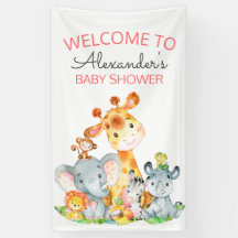 Wasserfarbe Niedlich Safari Jungle Babydusche