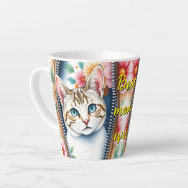Wasserfarbe Niedlich Schöne, trendy Cat Collection Milchtasse