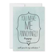 Wasserfarbe Niedliches Herz Funny Valentinstag