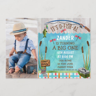 Wasserfarbe Ofishally Geburtstag Einladung