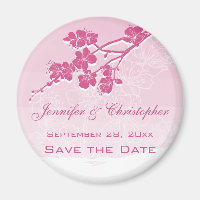 Wasserfarbe Ombre Rosa Frühlingssonne Save the Dat