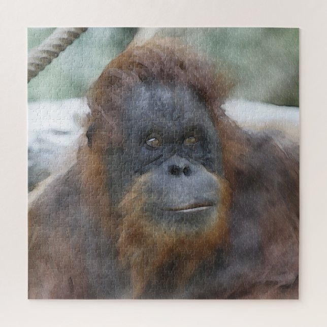 Wasserfarbe Orang Puzzle (Vertikal)