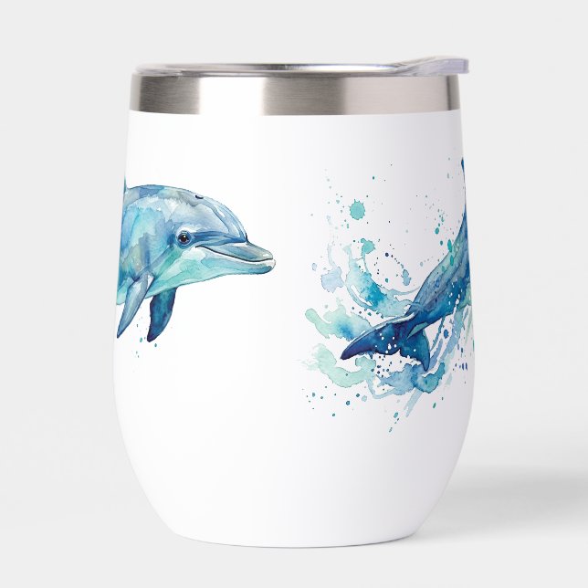Wasserfarbe orange Katze (Links)