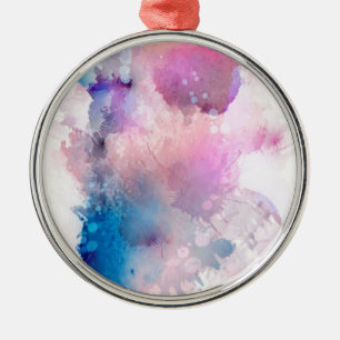 Wasserfarbe Ornament Aus Metall