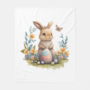 Wasserfarbe Osterhasen weiche Decke