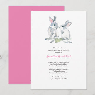 Wasserfarbe Ostern Sonnige Einladungen Girls Birth