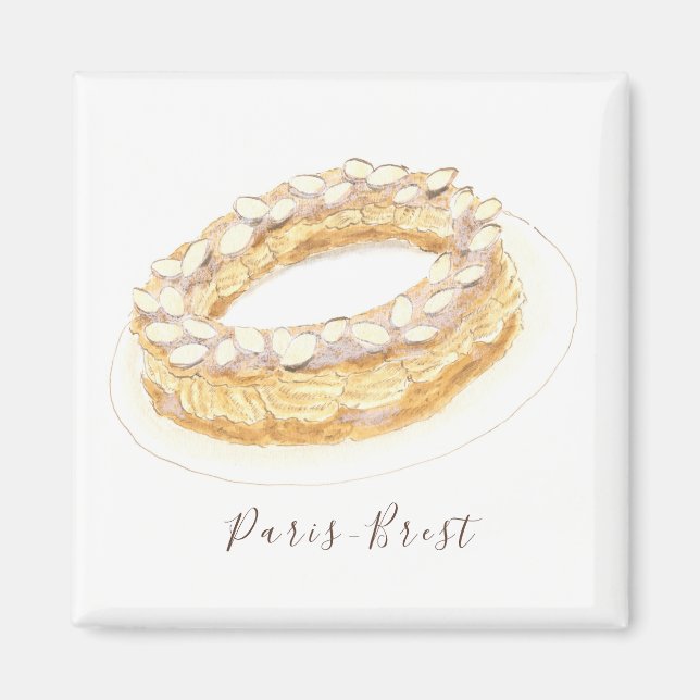Wasserfarbe Paris-Brest Magnet (Vorne)