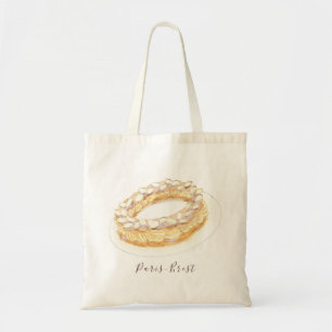 Wasserfarbe Paris-Brest Tragetasche