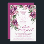 Wasserfarbe Peony Bat Mitzvah Moderne Flora Einladung<br><div class="desc">Die Watercolor Peony Bat Mitzvah Moderne Blumeneinladungen besticht durch einen eleganten, lila Peony Blume-Rahmen in weichem, lila und staubigen Rosa mit grünen Blätter auf weißem Hintergrund mit Ihren Bat Mitzvah Einladung Informationen in der Mitte. Personalisieren Sie den Text durch Bearbeiten in den bereitgestellten Textfeldern. Entwickelt für Sie von ©Evco Studio...</div>