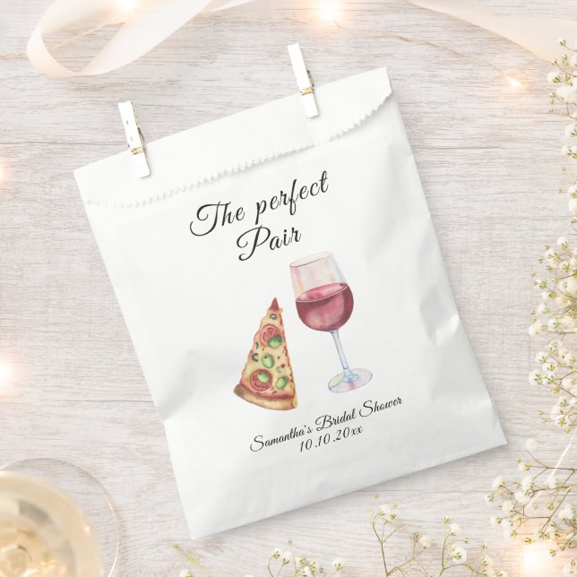 Wasserfarbe Perfektes paarfähiges Brautparty Geschenktütchen (Ausgeschnitten)