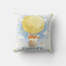 Wasserfarbe Personalisiert Moon Air Ballon Kissen