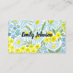 Wasserfarbe, persönliche Karte