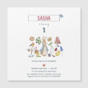 Wasserfarbe Peter des Kaninchens Magneteinladung