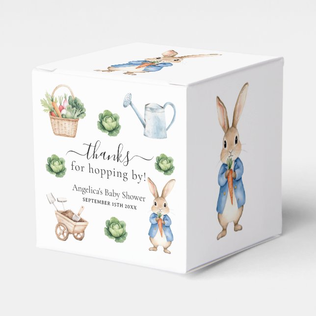 Wasserfarbe Peter Rabbit Veggie Garden Kinderdusch Geschenkschachtel (Vorderseite)