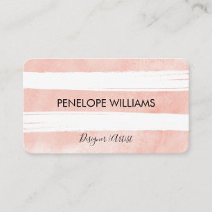 Wasserfarbe Pinke Stoke Visitenkarte