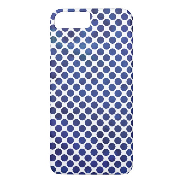 Wasserfarbe Polka Dots Muster Case-Mate iPhone Hülle (Rückseite)