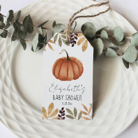 Wasserfarbe Pumpkin Fall Baby Dusche
