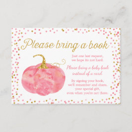 Wasserfarbe Pumpkin Girl Kinderdusche Bringen Sie  Begleitkarte