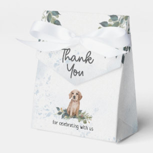 Wasserfarbe Puppy Baby Dusche Box Geschenkschachtel