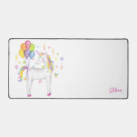 Wasserfarbe Regenbogen Einhorn Personalisiert