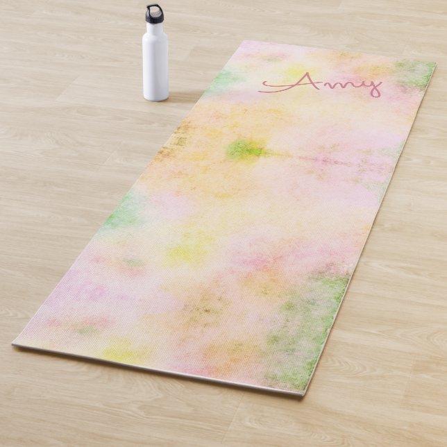 Wasserfarbe Regenbogen Sherbet Yoga Mat Yogamatte (Beispiel)