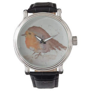 Wasserfarbe Robin Armbanduhr