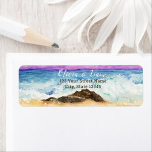 Wasserfarbe Rocky Beach Rückkehr