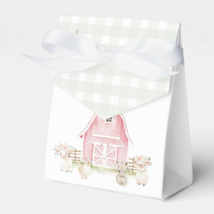 Wasserfarbe Rosa Bauernhoftiere Baby Shower Gesche Geschenkschachtel