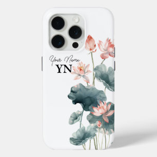 Wasserfarbe Rosa Blume iPhone Case