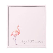 Wasserfarbe Rosa Flamingo Personalisiert