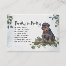 Wasserfarbe Rottie Puppy Book Request Baby Dusche
