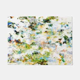 Wasserfarbe, rustikale Grunge-Grafik Fußmatte