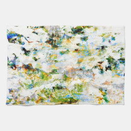 Wasserfarbe, rustikale Grunge-Grafik Geschirrtuch