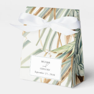 Wasserfarbe Rustikale, neutrale Boho Botanische Ho Geschenkschachtel