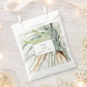 Wasserfarbe Rustikale, neutrale Boho Botanische Ho Geschenktütchen