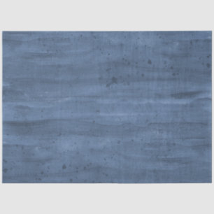 Wasserfarbe Rustikales Holz Navy Blue Decoupage Seidenpapier