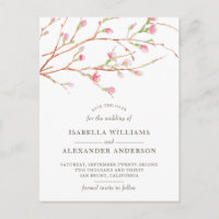 Wasserfarbe Sakura | Cherry Blossom Save the Date