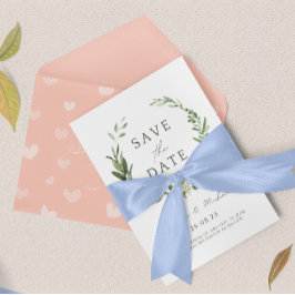 Wasserfarbe Save the Date Einladung Hochzeit