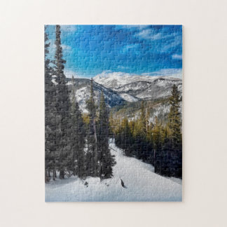 Wasserfarbe Schneeberg Jigsaw Puzzle
